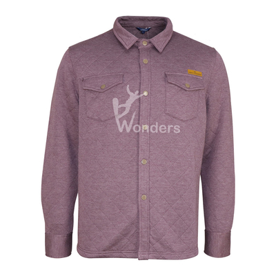 লম্বা হাতা পুরুষ 100% টেরিলিন শার্ট শ্বাস প্রশ্বাসের কাস্টমাইজড